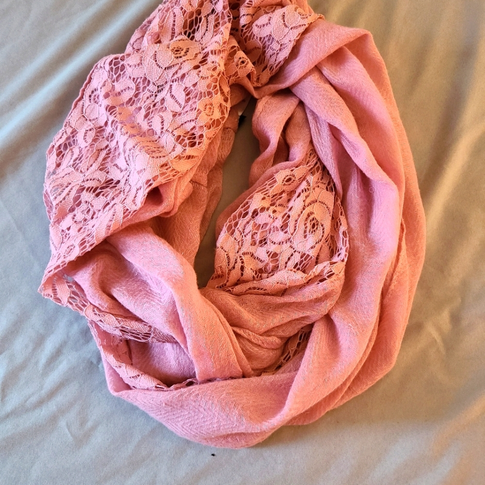 MIXIT Blush Pink Infinity Scarf